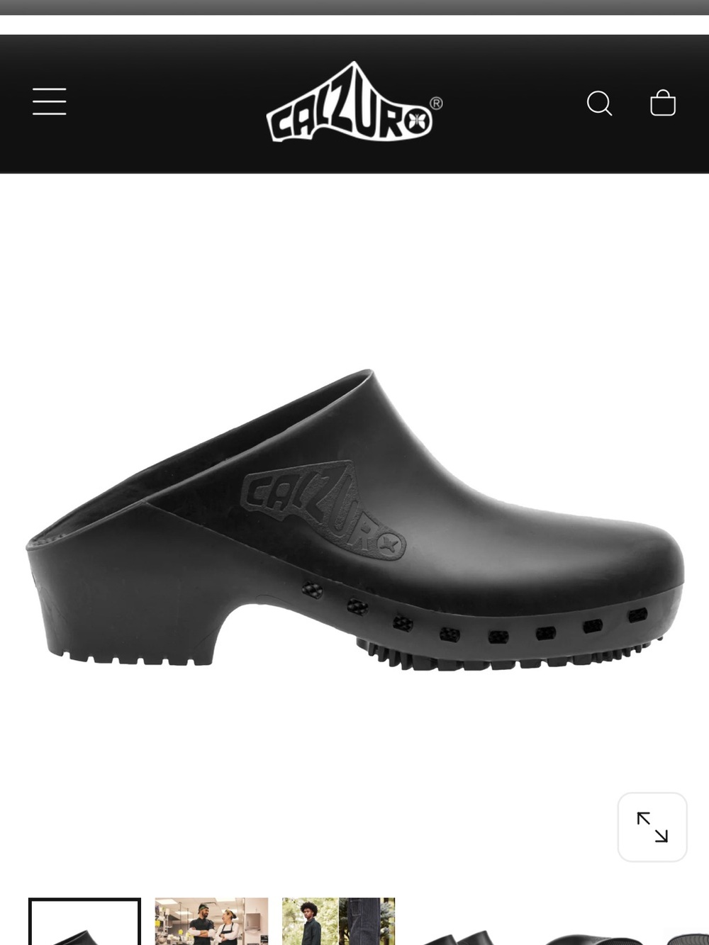 Calzuro Italian clogs size 37-38